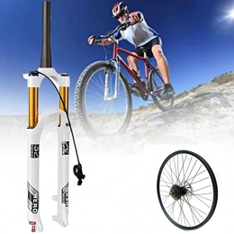 WZFANJIJ Forcelle per mountain bike WZFANJIJ Mountain Bike Bicicletta MTB Forcella Ammortizzata Anteriore - Corsa 100mm - 9mm Sgancio Rapido, Spinallinecontrol-29inches