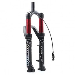 XMcKJ Forcelle per mountain bike XMcKJ Bike Suspension Fork 26 / 27.5 / 29 Pollice Air Fork Mountain Bicycle Front Forks 34 DiscoRrake 110mm Viaggio 1-1 / 8" HL / RL. (Color : Bred, Size : 27.5in)