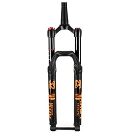 YouLpoet Forcelle per mountain bike YouLpoet Forcella MTB 27, 5 29 Pollici Forcella Ammortizzata MTB Forcella per Mountain Bike a Tubo Conico, Black a 27.5in