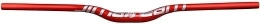 NAKEAH Manubri per Mountain Bike Manubrio extra lungo rosso e bianco Manubrio XC DH Manubrio MTB in fibra di carbonio Manubrio rondine 760mm Manubrio MTB 31, 8mm (Color : Red Silver, Size : 660mm)