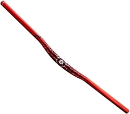 NAKEAH Parti di ricambio Manubrio MTB for bicicletta verticale Rondine Manubrio MTB da 31, 8 mm Manubrio extra lungo in lega di alluminio da 780 mm / 800 mm DH / XC / AM (Color : Red, Size : 800mm)