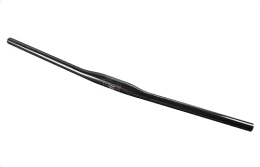 TIST Parti di ricambio Manubrio MTB in fibra di carbonio nero Manubrio MTB da 31, 8 mm Manubrio piatto extra lungo leggero (Color : Black, Size : 660mm)