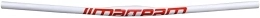 NAKEAH Parti di ricambio Manubrio MTB in fibra di carbonio rosso Manubrio piatto XC DH MTB Manubrio da corsa extra lungo da 31, 8 mm (dimensioni: 660 mm)