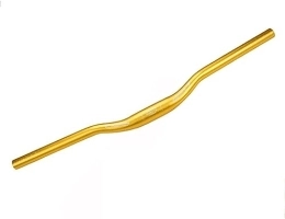 TIST Parti di ricambio Manubrio MTB Swallow Manubrio MTB da 31, 8 mm Riser in alluminio da 620 mm Manubrio Swallow più alto da 35 mm (Color : Gold)