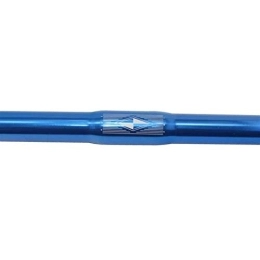 PPLAS Parti di ricambio PPLAS Manubrio Orizzontale in Lega di Alluminio mountainbar 25.4 * 420 mm Manubrio a Forma di con Un (Color : Blue)