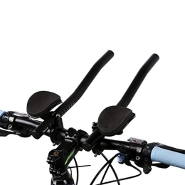 WJJ Manubri per Mountain Bike WJJ Barre aerodinamiche per Biciclette in Lega, Comodo Spugna per aerobari da Ciclismo per Bici da Tempo Triathlon Adatti per Mountain Bike e Bici da Strada