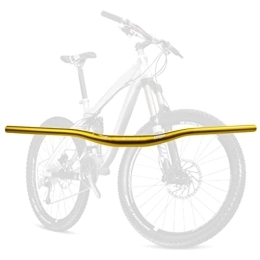 WRTN Parti di ricambio WRTN Manubrio per Mountain Bike, 31.8 * 780mm / 720mm Manubrio da Ciclismo in Lega di Alluminio Manubrio Ultra Lungo Manubrio Riser(Gold, 720mm)