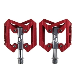 Aanlun Parti di ricambio Aanlun Bike Pedal Universal Mountain Bike Accessories for Pedal Bicycles 5 Specifications Pedals, Red (Color : Red)