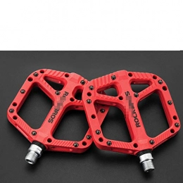 AQNPYR Parti di ricambio AQNPYR Bicycle Pedal Road BMX Mountain Bike Flat Pedals Nylon Multi Colors MTB Cycling Sports Ultralight Accessories 355g
