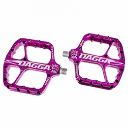 Chromag Parti di ricambio CHROMAG Dagga - Pedali per MTB / Ciclo / VAE / E-Bike adulto, unisex, 120 x 115 mm, colore: Viola