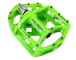 Eveter Parti di ricambio Eveter Magnesium 5051 - Pedali ultra leggeri per mountain bike, cuscinetti sigillati, verde
