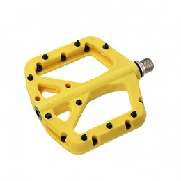 FIFTY-FIFTY Pedali per mountain bike, in nylon, da 9/16 pollici, super leggeri e larghi, colore: giallo
