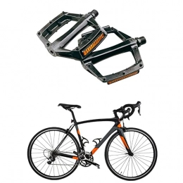 GGRICHYI Pedali per bicicletta antiscivolo Mountain Bike piattaforma pedali con strisce riflettenti 1 paio