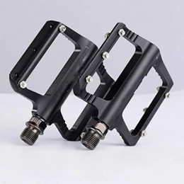 HUANGDANSEN Pedali per mountain bike HUANGDANSEN Bicycle Pedal1 Pair of Bicycle Pedal Mountain Bike Aluminum Alloy Sealed Bearing Pedal Wide And Flat Parts