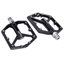 lahomia Parti di ricambio lahomia Bicycle Mountain Bike Flat Pedals MTB Cycling 9 / 16 inch Lightweight Nop-Slip Pedal Black