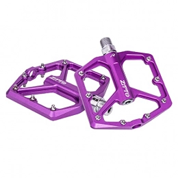 lahomia Pedali per mountain bike lahomia Bicycle Mountain Bike Flat Pedals MTB Cycling 9 / 16 inch Lightweight Nop-Slip Pedal Purple