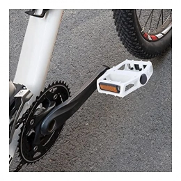 Liangzai - Pedale riflettente, impermeabile, per mountain bike, portatile, per mountain bike, antiscivolo, pedale, colore: rosso