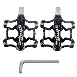 MKKYDFDJ - Pedali da bicicletta, pedali piatti per mountain bike, 9/16", in alluminio resistente, con cuscinetti sigillati, accessori per la maggior parte delle biciclette, BMX, MTB