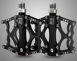 Mountain bike in lega di alluminio pedali nero coppia di antiscivolo 3 peering in lega di alluminio pedali bicicletta accessori