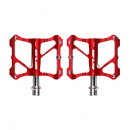 HUOGUOYIN Parti di ricambio Pedale della bicicletta In forma for l'alluminio CNC forma for Mountain Bike MTB Pedali di ciclismo su strada DU cuscinetto sigillato biciclette Pedali Ultralight Bike Parts pedale ( Color : 05 Red )