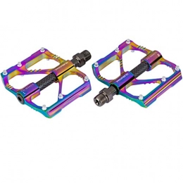 HOISSPENS Parti di ricambio Pedali colorati per mountain bike 16 pin antiscivolo ultraleggeri MTB per bicicletta Big Foot PD-M86Y-colour