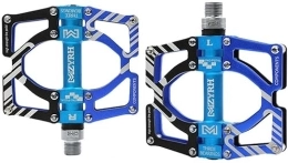 FOXZY Parti di ricambio Pedali per bicicletta accessori in lega di alluminio pedane attrezzature da ciclismo pedali universali antiscivolo per mountain bike (colore: blu, taglia: taglia unica)