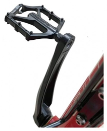 WSGYX Parti di ricambio WSGYX Pedali per Cuscinetti in Lega di Alluminio Leggero a Pedale in Montagna 1 Pair per BMX Road MTB Accessori per Biciclette Bicicletta Pedali Bici (Color : Black)