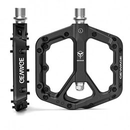 XIAOYAYA Parti di ricambio XIAOYAYA Bike Pedal Bicycle Pedals | Non-Slip Bicycle Pedals with Sealed Bearing | Lightweight Bicycle Platform Pedals for BMX Mountain Bikes Road Bikes Urban Bikes