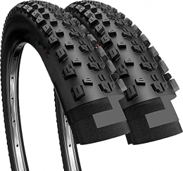 Cylficl Parti di ricambio Cylficl - Coppia di pneumatici per bici fuoristrada, mountain bike, 26 x 2, 25