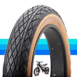 BaiWon Parti di ricambio Fat Bike Tire 20x4, 0(100-599) Pollici, Pneumatici da Bicicletta Mid-Friction compatibili, per Mountain Snow And Beach Bike | 20 PSI