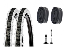 P4B Pneumatici per Mountain Bike P4B | 2x pneumatici per bicicletta da 20 pollici (50–406) + tubi DV | 20 x 2.00 | Ottima presa in tutte le situazioni | Elevata scorrevolezza | per MTB