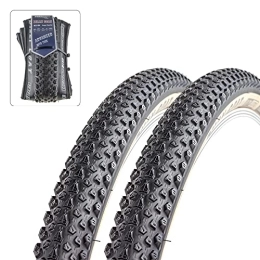 Rycheer Parti di ricambio Rycheer 2 x pneumatici da bicicletta – 27, 5 × 2, 10 60 TPI pieghevole per mountain bike, colore bianco