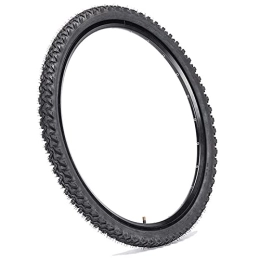Vrttlkkfe Parti di ricambio VRTTLKKFE Bicycle Tire ，26 / 241.95 Mountain Bike Tyre 27TPI Non-Slip Inner Tube 40-65PSI Not Folding Cross-Country Tires Cycling Part (Size : 26x2.1) 26x2.1 (Size : 24 * 1.95)
