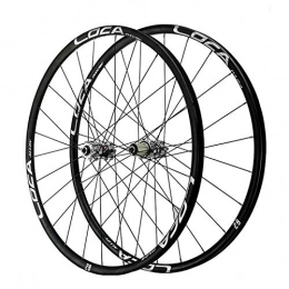 MNBV Parti di ricambio 26 27, 5 29 in Bike Wheelset Double Wall MTB Rim 6-Nail Disc Brake Quick Release per 8 9 10 11 12 Speed ​​Cassette Freewheel Bicycle Wheel