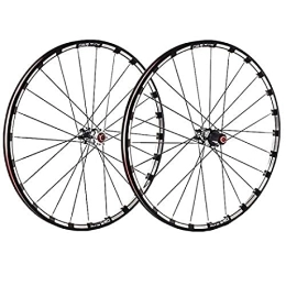 26/27.5/29 Inch Carbon Fiber Hub Mountain Bike Wheelset MTB Front Rear Wheel 5 Bearing Double Wall 7 8 9 10 11 Speed Cassette (Color : Quick Release, Size : 26inch),Rilascio rapido,27,5 pollici,Am