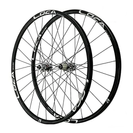 26 27.5 29 Pollici Mountain Bike Wheelset MTB Rim Disc Brake Set di Ruote per Bicicletta Mozzo a sgancio rapido 24H 7/8/9/10/11/12 Speed Cassette 1680g Argento (Size : 26''') (26'')