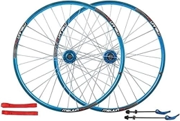 Amdieu Ruote per Mountain Bike Amdieu Wheelset Set di Ruote for Mountain Bike da 26 Pollici, Cerchi in Lega di Alluminio Anteriore a Rilascio rapido. MTB Vervatta a Ruota 7-10 velocità Road Wheel (Color : B, Size : 26inch)