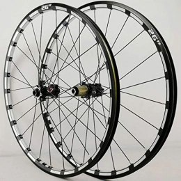 Xiami Ruote per Mountain Bike Barrel Albero Mountain Bike Wheel Set Etero-pull 24 buche 4 cuscinetti del freno a disco 26 " / 27.5" 3-lati in alluminio CNC Rim Black Carbon a tamburo (A Pair Wheels) ( Color : Black , Size : 27.5" )