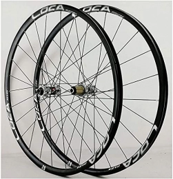 DPPAN - Ruote anteriori e posteriori per bicicletta, 26/27.5/29", 700C, in lega, per mountain bike, 24 ore, freno a disco, 8-12 velocità, asse passante, colore: nero