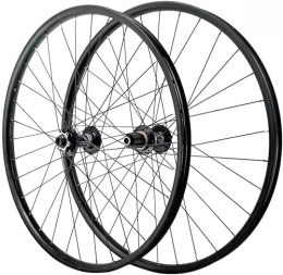 ELzEy Parti di ricambio Mountain Bike Wheel Pair Disc Brake Wheel Pair Thru Axle Front & Rear Wheel 32 Hole Hub 7 8 9 10 11 12 Speed (Color : 100-142, Size : 26inXD)