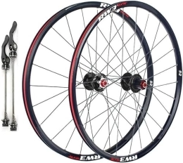 TIST Parti di ricambio Mountain Bike Wheel Set 26 / 27.5 / 29 "quick Release Wheel Rims, Suitable For 7 / 18 / 9 / 10 / 10 / 11 Speeds (Color : Black, Size : 27.5 inch)