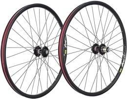 ELzEy Parti di ricambio Mountain Bike Wheelset 26 / 27.5 / 29 Inch Disc Brake 4 Perrin Disc Brake Quick Release Wheel For 7 / 8 / 9 / 10 / 11 Speed Flywheel (Color : Wheel pairs, Size : 26inch)