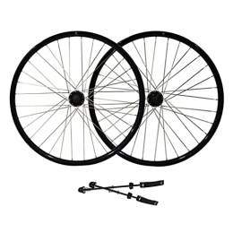 Generic Parti di ricambio Mountain Bike Wheelset 26" Freno a Disco per Bicicletta Ruote MTB Quick Release 32H QR Hub per Cassette 7 / 8 / 9 velocità 2359g (Color : Blue, S
