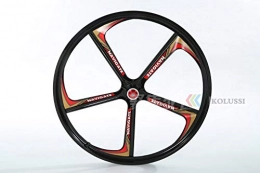 no brand Ruote per Mountain Bike No brand 2 Cuscinetti 7 / 8 / 9 / 10 Ruote libere 5 Fori Ruote for 21 / 24 / 27 / 30 velocità 24er Mountain Bike Wheels 3 (Color : Black hubs typs 2)