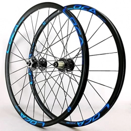QHY Ruote per Mountain Bike QHY MTB Set di Ruote per Bici QR Disco Freno 26 27.5 29in Ruote Set Cerchio Bici Cuscinetto Sigillato Ruota Bicicletta per 7-11 velocità Hub Cassetta 1630g (Color : Blue, Size : 29in)
