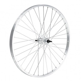 Ruota cerchio anteriore bicicletta touring mtb 24 x 1,75 alluminio mozzo acciaio