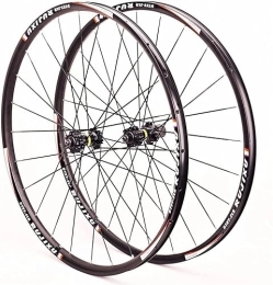 Ruote da ciclismo Set di ruote for mountain bike Ruote da bicicletta 700C Mozzo a sgancio rapido for 7 8 9 10 11 velocità (Color : Black, Size : 700C1)