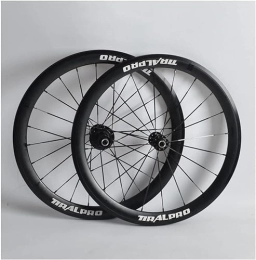 FOXZY Ruote per Mountain Bike Ruote for bicicletta pieghevoli da 20 pollici con cerchi, adatte for ruote for mountain bike Box da 8, 9, 10 e 11 velocità (colore: 406 nero)