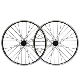 CTRIS Parti di ricambio Set di ruote per bicicletta MTB Ruota per bici da 26 pollici Set di ruote per bicicletta a doppia parete in lega per mountain disco / freno a V a sgancio rapido 7 8 9 velocità 32 fori (colore: D)