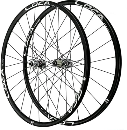 HCZS Parti di ricambio Wheelset 26 / 27.5 / 29 In Mountain Bike Wheelset, cerchio leggero in lega di alluminio 24H mozzo freno a disco ruota della bicicletta a sgancio rapido per ruota da strada 7-12 velocità